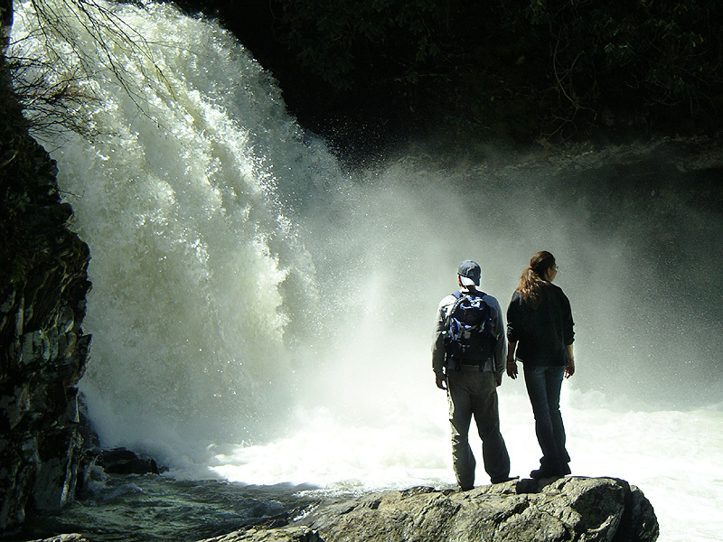 Abrams Falls - Scale Shot
