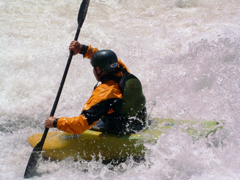 (MN) Mike Melear sliding down bridal veil