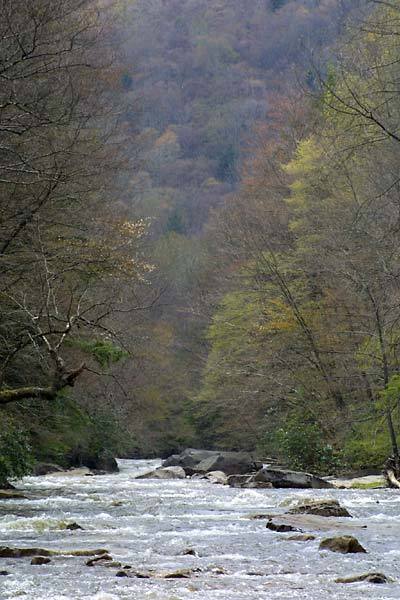 The biggest rapid from a distance downstream