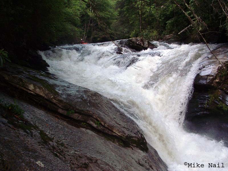 (MN) Ted above the entry to Boxcar Falls