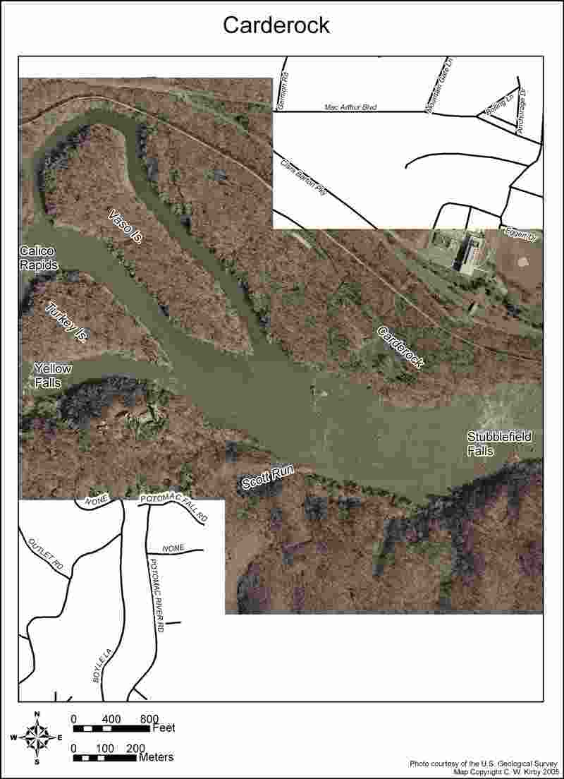 Potomac Gorge Map - Carderock (large file)