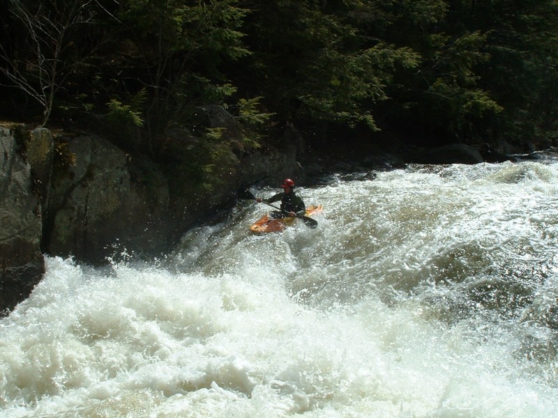 Otter  slide on Indian Creek