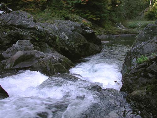 Salmon Cascade, low water