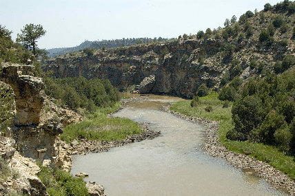 Chama at low water
