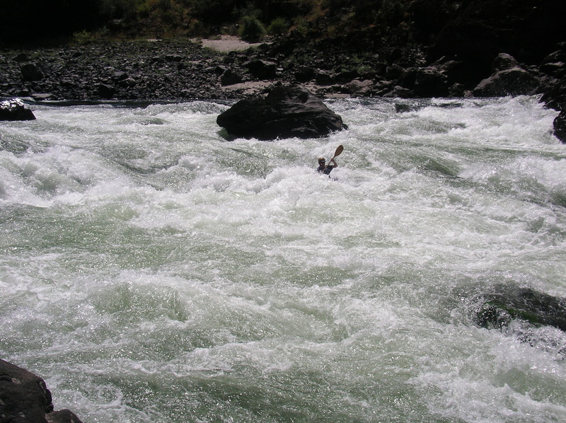 Snow Hole Rapid from below