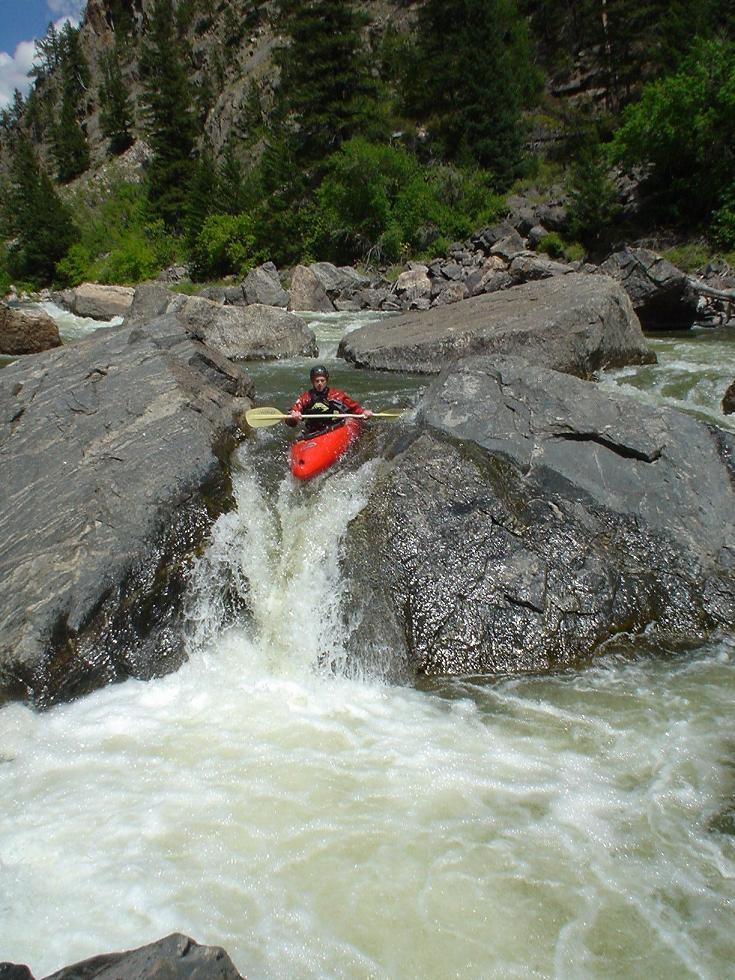 Sneak Line on Gore Rapid