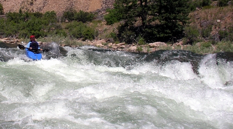 Tappen Falls, center line