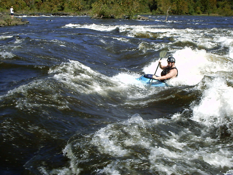 Baswell on the back wave, Coosa