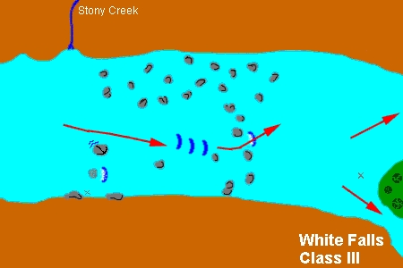 White Falls Map