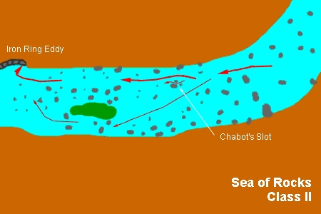 Sea of Rocks Map