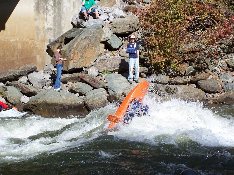 Mike getting washed out