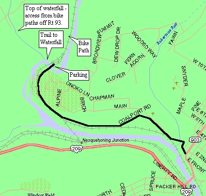 Glen Onoko Takeout Road Map