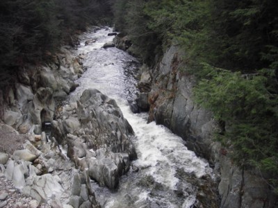 Clarendon Gorge from Put in Bridge