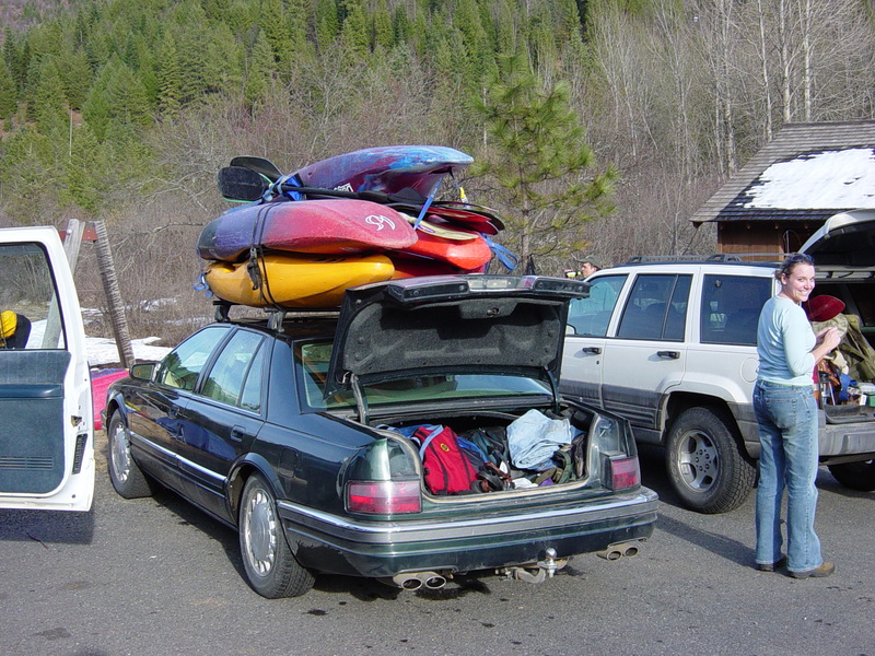 Caddy loaded down