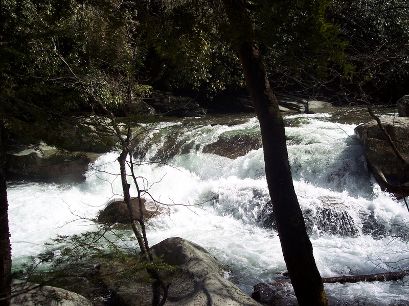 Downstream of Midnight Hole