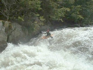 Otter slide on Indian Creek