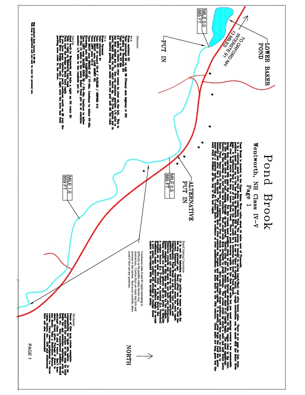 Upper Pond Brook Map