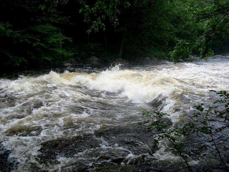 Bottom of the first rapid after Nelson's Lake