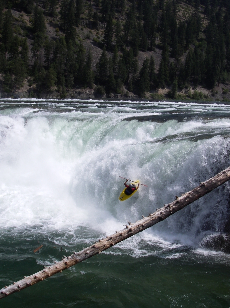 Luke Freewheelin' Kootenay Falls