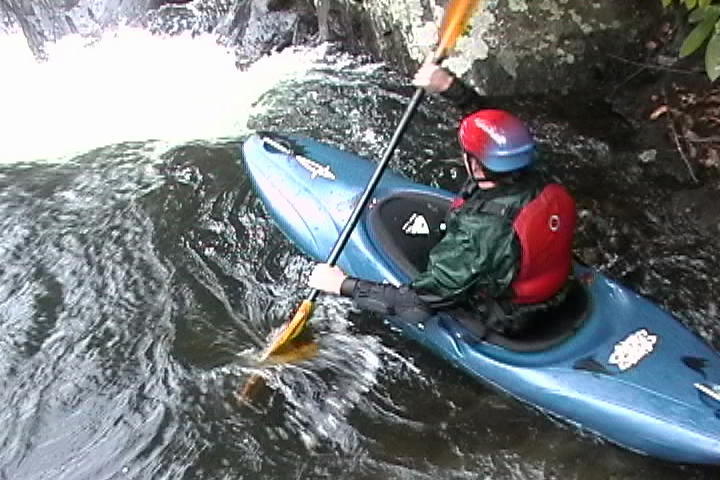 Rob McVie in Suislide Falls eddy