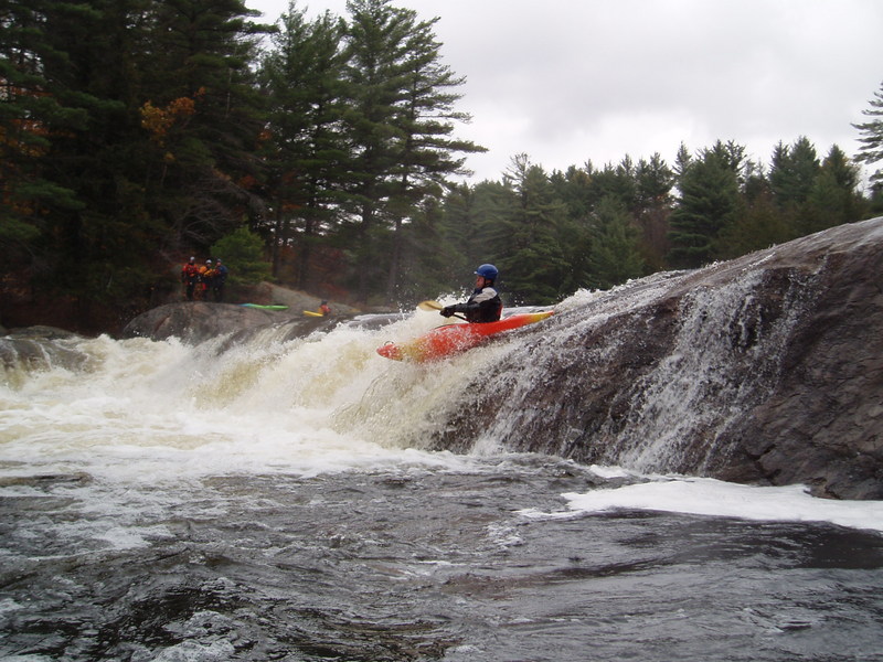 Going left at Double Drop