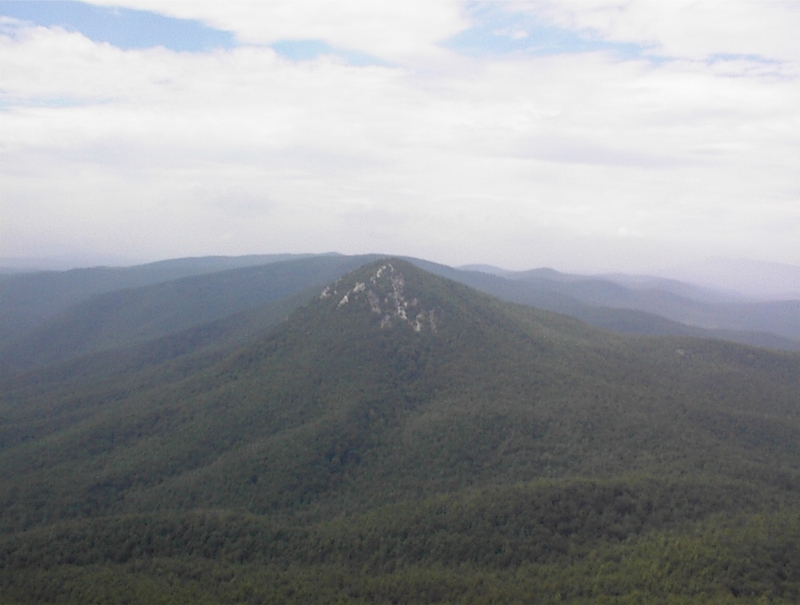 View of Hawks Bill from Table Rock