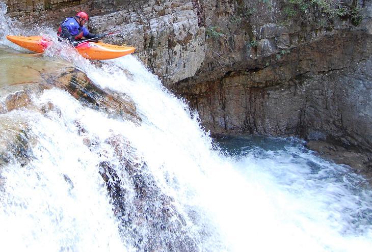 (JH) Adam on the second descent of St Mary's Falls