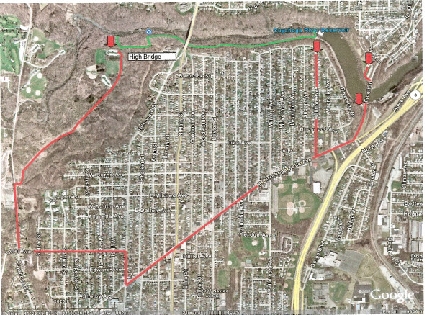Overview of putin and takeout locations
