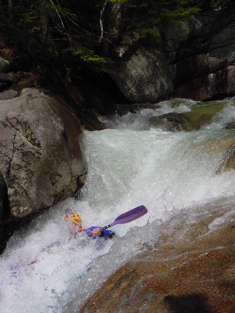 Face full of water