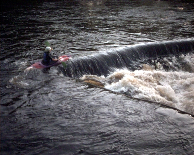 Hitting the slot on Centennial Island Dam