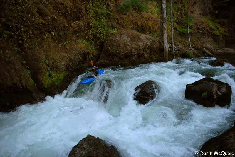Next to last rapid in Takilma Gorge