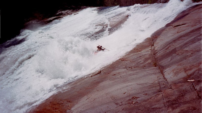 Adam Thomas running the Oceana Rapid