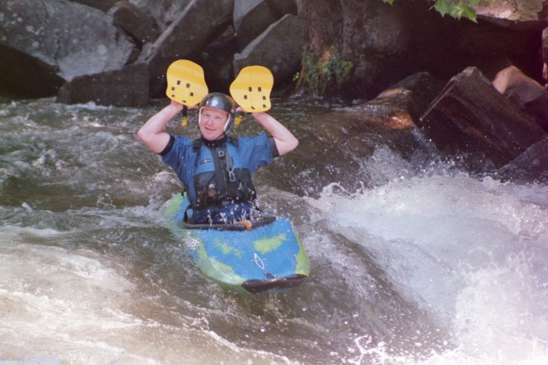 Gordon aka "Mickey Mouse" runs Lesser Wesser Falls