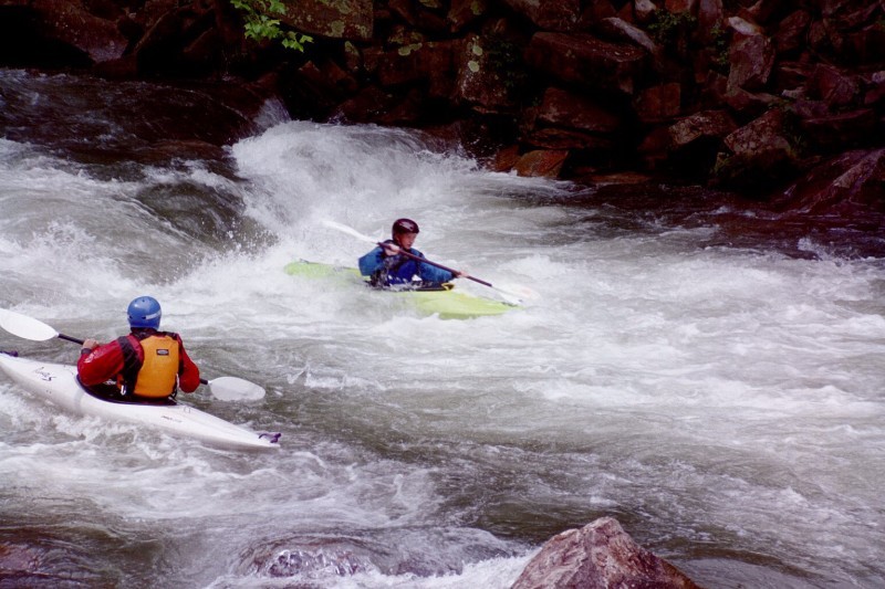 Haleigh Byrd at Lesser  Wesser Falls