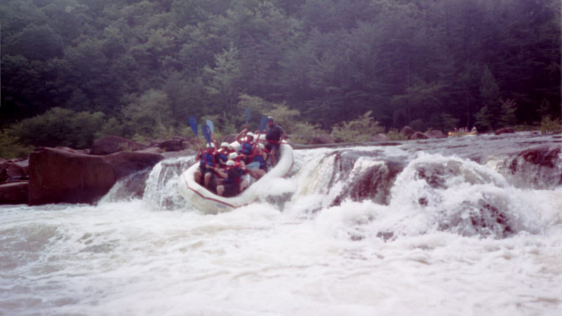 Jeremy Perry Raft Guiding at Dave's Pride Rapid