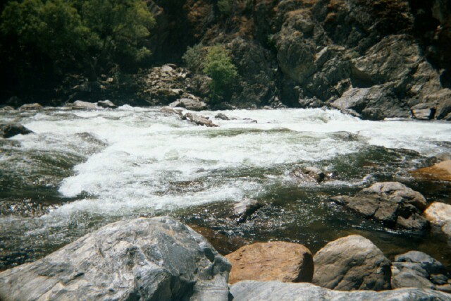Clavey Falls Just before the lip