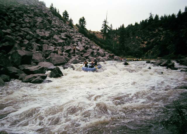 Manslide, upper section