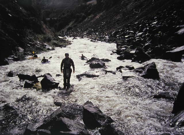 Manslide, low water