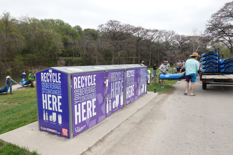 Cypress Bend Park Recycle Bin