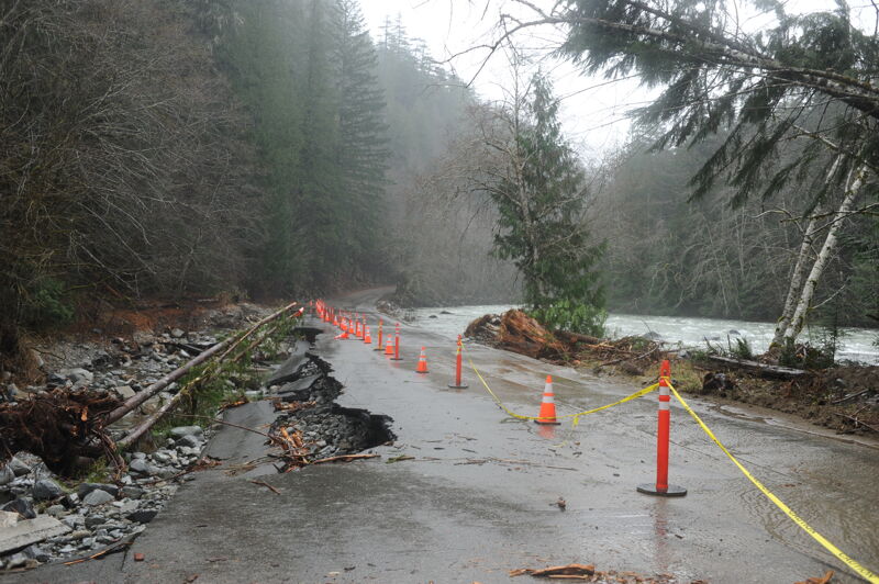 Road Damage at 499 Bridge
