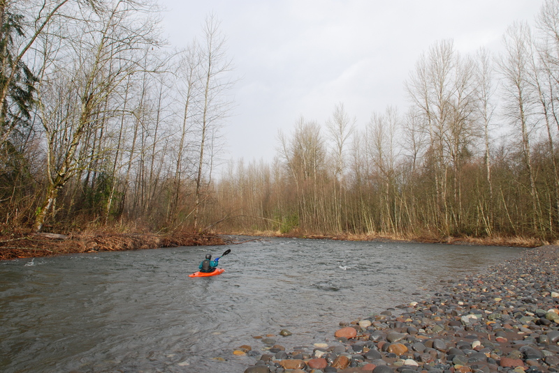 Kayaking the White River