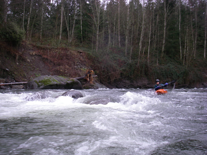 Kayaking the White River