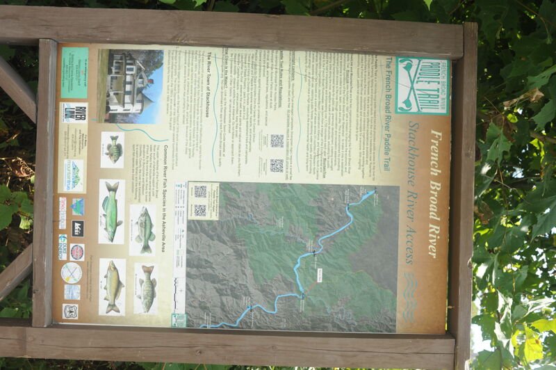 Stackhouse River Access Sign