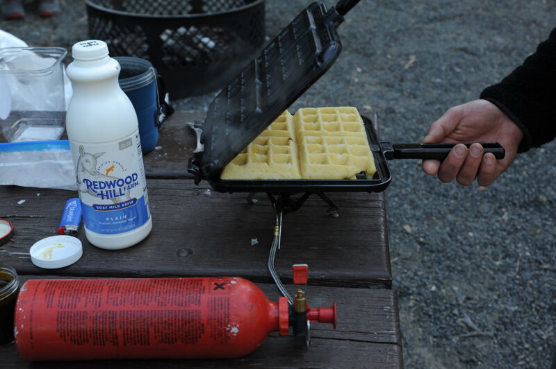 Breakfast at Tollgate Campground