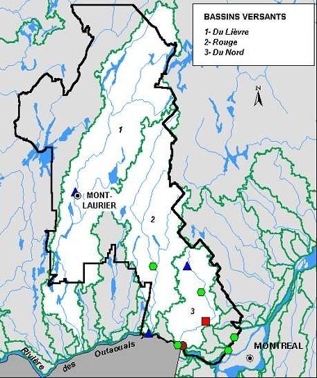 Rivers of the Laurentides Region