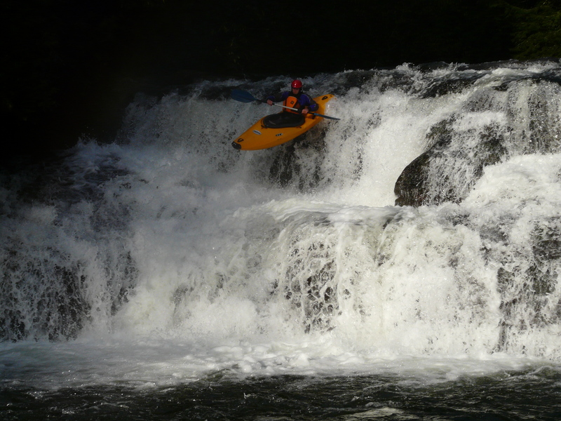 3rd Rapid. The waterfall