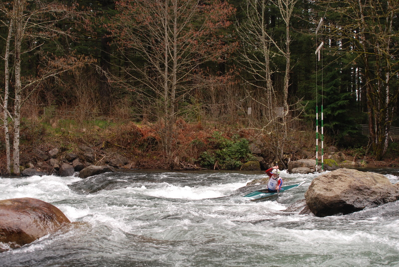 Cedar Slalom course start