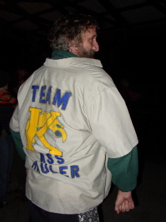 Post Cheat Race-Chuck Singer wearing Asshauler Shirt made by KSU Team