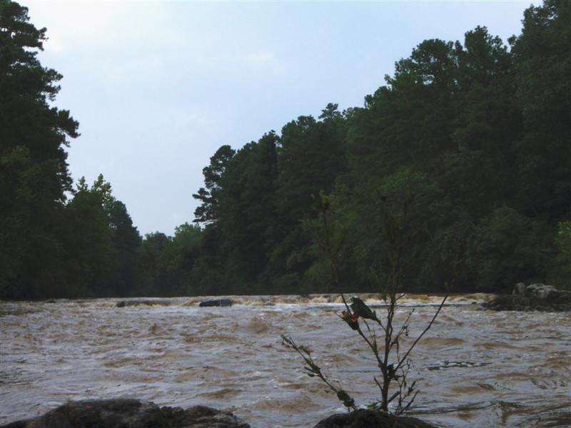 big ledge from downstream