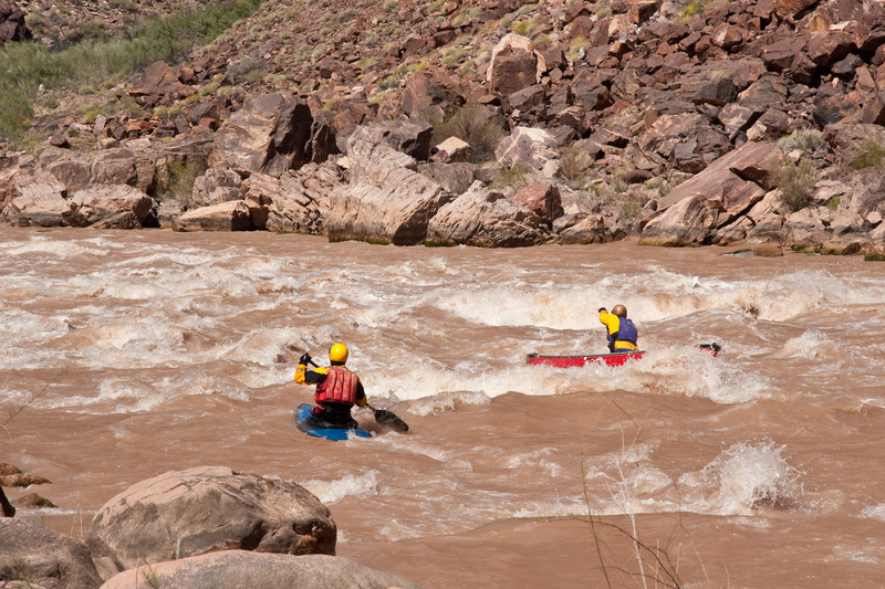 Canoes in Hance